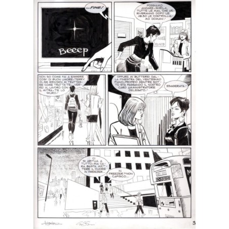Dylan Dog - Meteoropatia - p.30 - Montanari/Grassani - Tavola Originale  - 2007