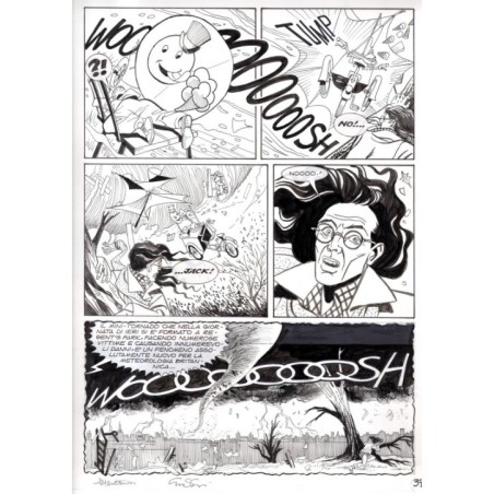Dylan Dog - Meteoropatia - p.37 - Montanari/Grassani - Tavola Originale  - 2007
