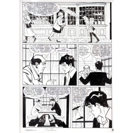 Dylan Dog - Meteoropatia - p.38 - Montanari/Grassani - Tavola Originale  - 2007