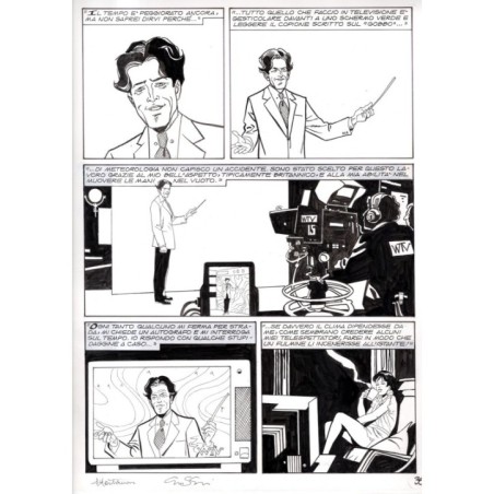 Dylan Dog - Meteoropatia - p.39 - Montanari/Grassani - Tavola Originale  - 2007