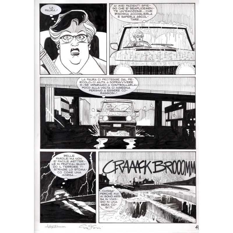 Dylan Dog - Meteoropatia - p.41 - Montanari/Grassani - Tavola Originale  - 2007