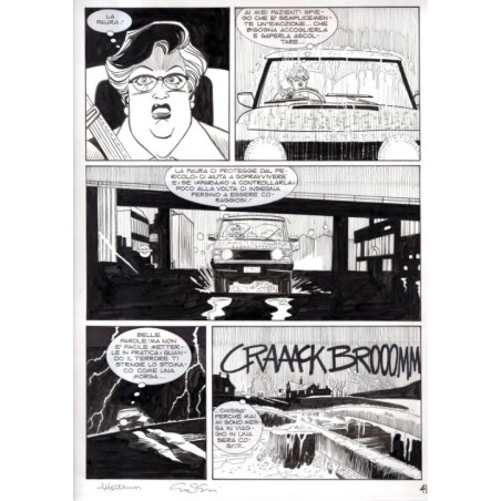 Dylan Dog - Meteoropatia - p.41 - Montanari/Grassani - Tavola Originale  - 2007
