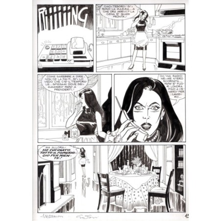 Dylan Dog - Meteoropatia - p.43 - Montanari/Grassani - Tavola Originale  - 2007
