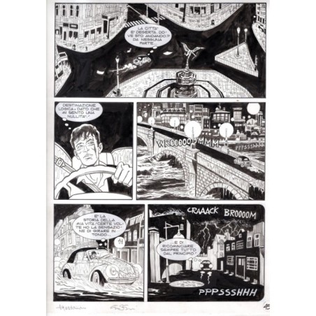 Dylan Dog - Meteoropatia - p.45 - Montanari/Grassani - Tavola Originale  - 2007