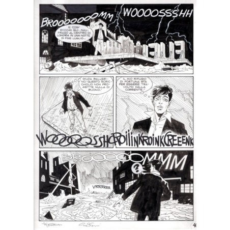 Dylan Dog - Meteoropatia - p.46 - Montanari/Grassani - Tavola Originale  - 2007