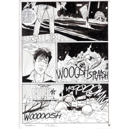 Dylan Dog - Meteoropatia - p.48 - Montanari/Grassani - Tavola Originale  - 2007