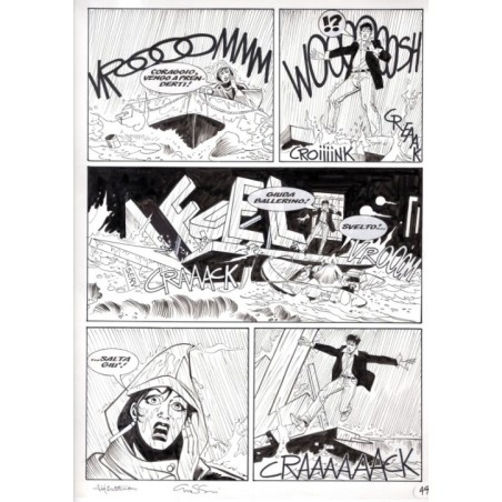 Dylan Dog - Meteoropatia - p.49 - Montanari/Grassani - Tavola Originale  - 2007