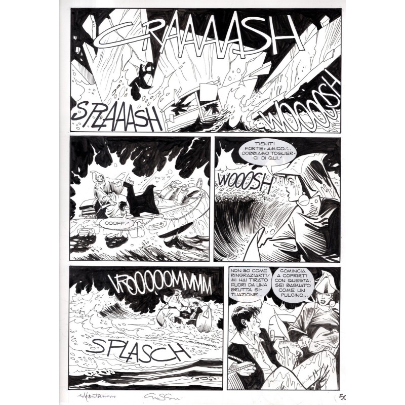 Dylan Dog - Meteoropatia - p.50 - Montanari/Grassani - Tavola Originale  - 2007