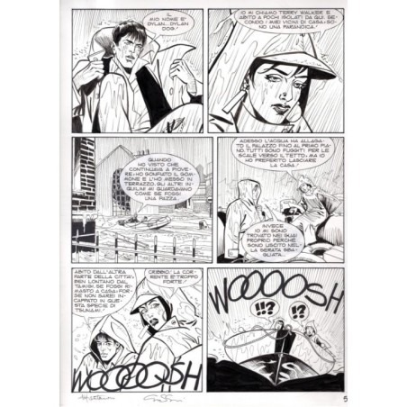 Dylan Dog - Meteoropatia - p.51 - Montanari/Grassani - Tavola Originale  - 2007