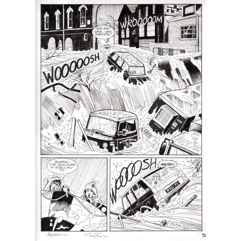 Dylan Dog - Meteoropatia - p.52 - Montanari/Grassani - Tavola Originale  - 2007