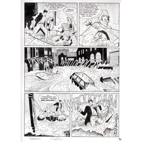 Dylan Dog - Meteoropatia - p.54 - Montanari/Grassani - Tavola Originale  - 2007