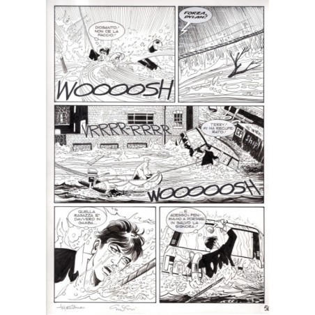 Dylan Dog - Meteoropatia - p.56 - Montanari/Grassani - Tavola Originale  - 2007
