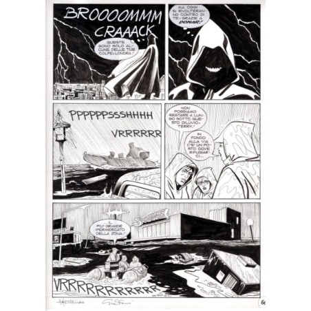 Dylan Dog - Meteoropatia - p.60 - Montanari/Grassani - Tavola Originale  - 2007