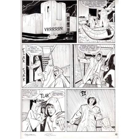 Dylan Dog - Meteoropatia - p.61 - Montanari/Grassani - Tavola Originale  - 2007