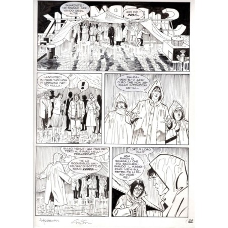 Dylan Dog - Meteoropatia - p.62 - Montanari/Grassani - Tavola Originale  - 2007