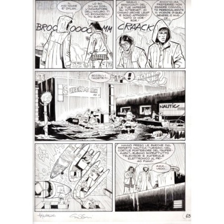 Dylan Dog - Meteoropatia - p.63 - Montanari/Grassani - Tavola Originale  - 2007