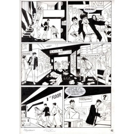Dylan Dog - Meteoropatia - p.66 - Montanari/Grassani - Tavola Originale  - 2007