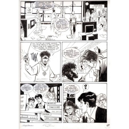 Dylan Dog - Meteoropatia - p.67 - Montanari/Grassani - Tavola Originale  - 2007