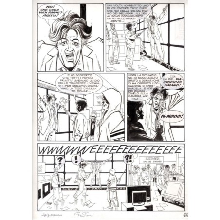 Dylan Dog - Meteoropatia - p.68 - Montanari/Grassani - Tavola Originale  - 2007