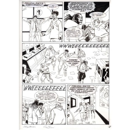 Dylan Dog - Meteoropatia - p.69 - Montanari/Grassani - Tavola Originale  - 2007
