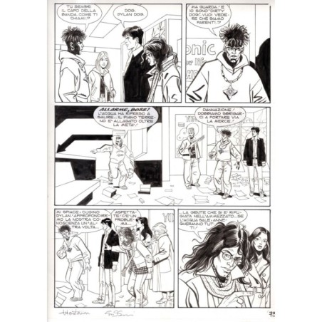 Dylan Dog - Meteoropatia - p.73 - Montanari/Grassani - Tavola Originale  - 2007