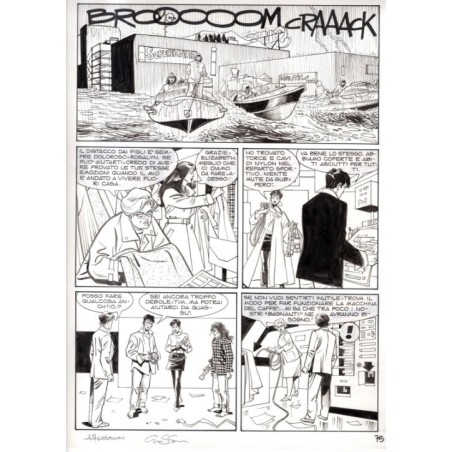 Dylan Dog - Meteoropatia - p.75 - Montanari/Grassani - Tavola Originale  - 2007