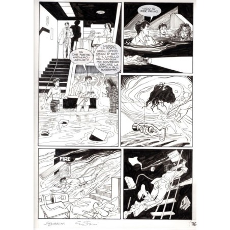 Dylan Dog - Meteoropatia - p.76 - Montanari/Grassani - Tavola Originale  - 2007