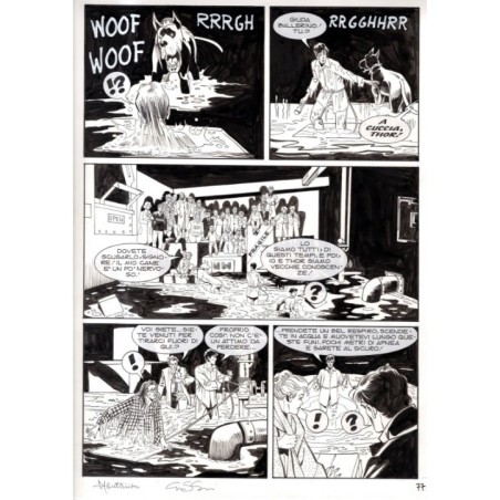 Dylan Dog - Meteoropatia - p.77 - Montanari/Grassani - Tavola Originale  - 2007