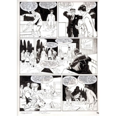 Dylan Dog - Meteoropatia - p.78 - Montanari/Grassani - Tavola Originale  - 2007