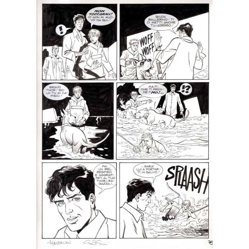 Dylan Dog - Meteoropatia - p.79 - Montanari/Grassani - Tavola Originale  - 2007