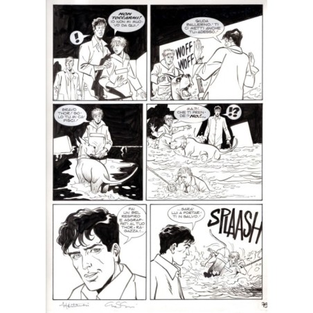 Dylan Dog - Meteoropatia - p.79 - Montanari/Grassani - Tavola Originale  - 2007