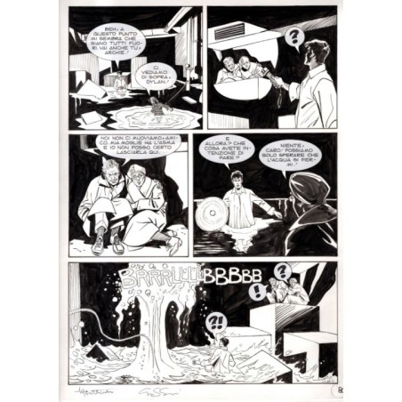 Dylan Dog - Meteoropatia - p.80 - Montanari/Grassani - Tavola Originale  - 2007