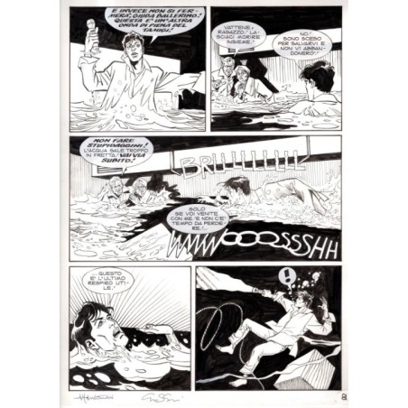 Dylan Dog - Meteoropatia - p.81 - Montanari/Grassani - Tavola Originale  - 2007