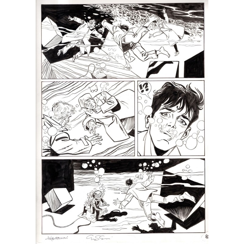 Dylan Dog - Meteoropatia - p.82 - Montanari/Grassani - Tavola Originale  - 2007
