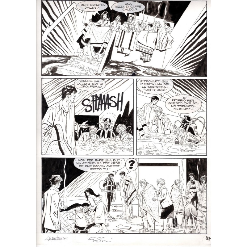 Dylan Dog - Meteoropatia - p.84 - Montanari/Grassani - Tavola Originale  - 2007