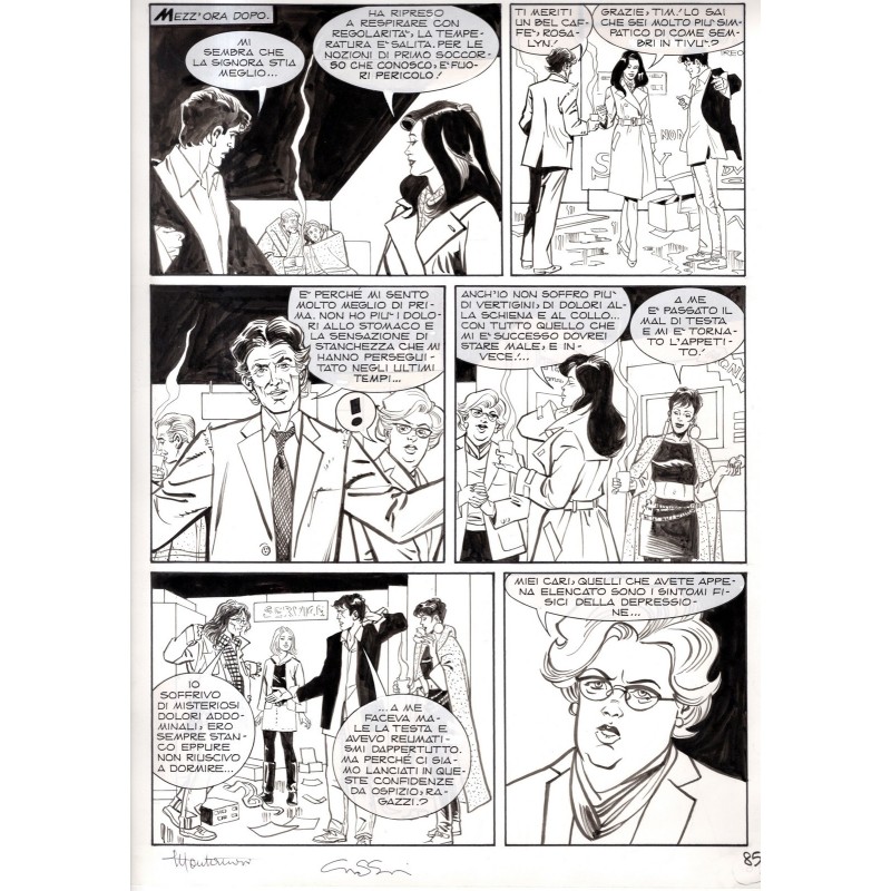 Dylan Dog - Meteoropatia - p.85 - Montanari/Grassani - Tavola Originale  - 2007