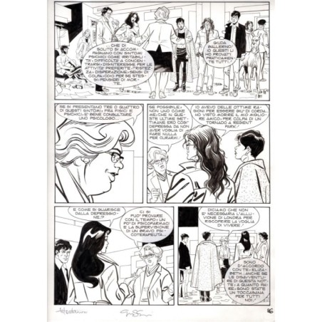 Dylan Dog - Meteoropatia - p.86 - Montanari/Grassani - Tavola Originale  - 2007