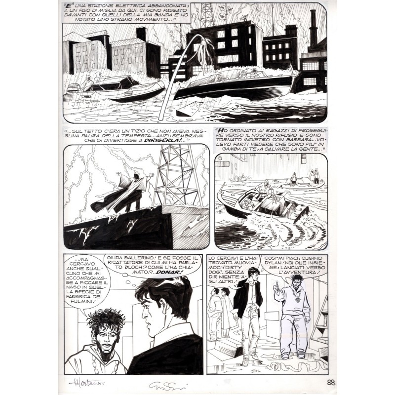 Dylan Dog - Meteoropatia - p.88 - Montanari/Grassani - Tavola Originale  - 2007