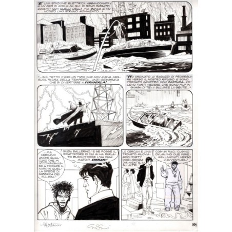 Dylan Dog - Meteoropatia - p.88 - Montanari/Grassani - Tavola Originale  - 2007