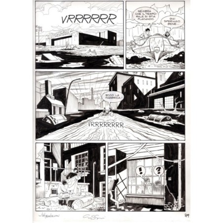 Dylan Dog - Meteoropatia - p.89 - Montanari/Grassani - Tavola Originale  - 2007