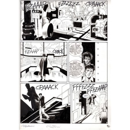 Dylan Dog - Meteoropatia - p.90 - Montanari/Grassani - Tavola Originale  - 2007