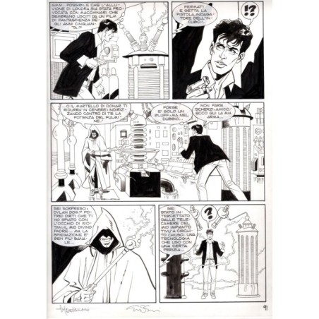 Dylan Dog - Meteoropatia - p.91 - Montanari/Grassani - Tavola Originale  - 2007
