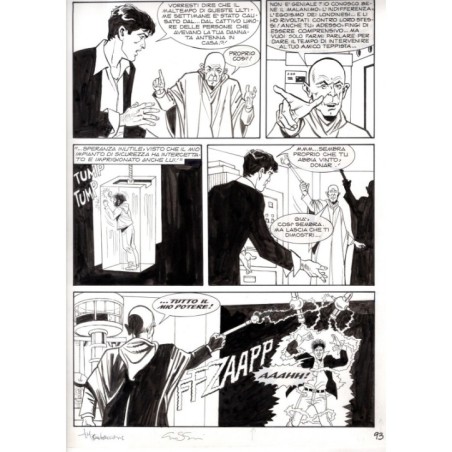 Dylan Dog - Meteoropatia - p.93 - Montanari/Grassani - Tavola Originale  - 2007