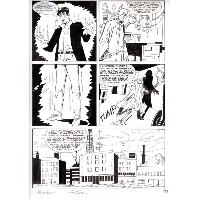 Dylan Dog - Meteoropatia - p.94 - Montanari/Grassani - Tavola Originale  - 2007