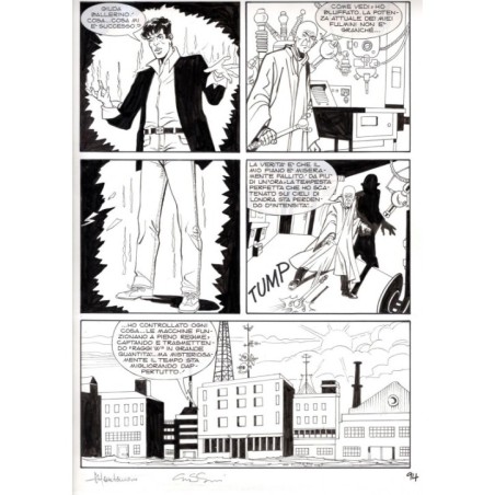 Dylan Dog - Meteoropatia - p.94 - Montanari/Grassani - Tavola Originale  - 2007