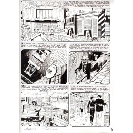 Dylan Dog - Meteoropatia - p.96 - Montanari/Grassani - Tavola Originale  - 2007
