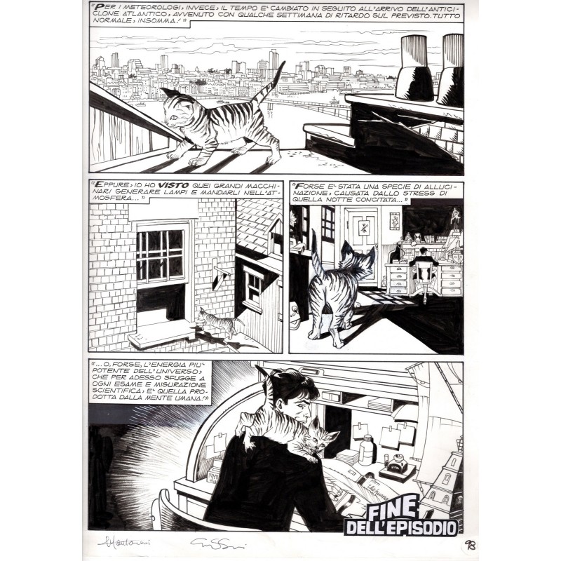 Dylan Dog - Meteoropatia - p.fin - Montanari/Grassani - Tavola Originale  - 2007