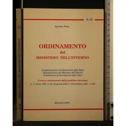 ORDINAMENTO DEL MINISTERO DELL'INTERNO N87