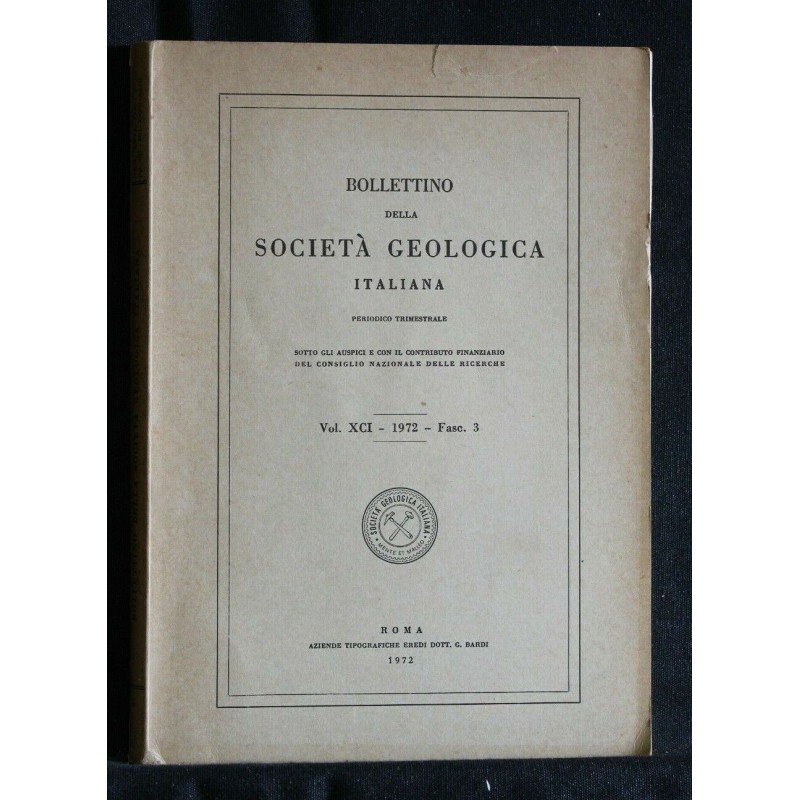 BOLLETTINO DELLA SOCIETA' GEOLOGICA ITALIANA. FASC. 3