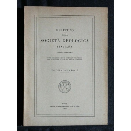 BOLLETTINO DELLA SOCIETA' GEOLOGICA ITALIANA. FASC. 2